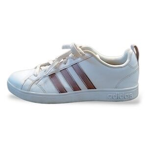 Adidas VS Advantage White Pink Sneakers Women’s 7 Casual Shoes